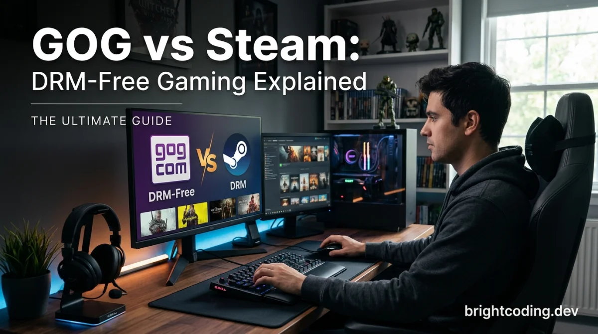 GOG vs Steam: DRM-Free Gaming Explained