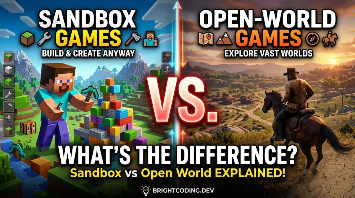 Sandbox Games vs Open-World Games, What's the Difference