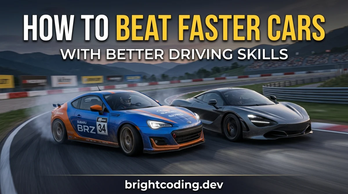 How to Beat Faster Cars With Better Driving Skills