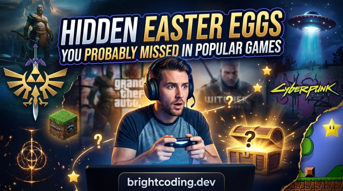 Hidden Easter Eggs You Probably Missed in Popular Games