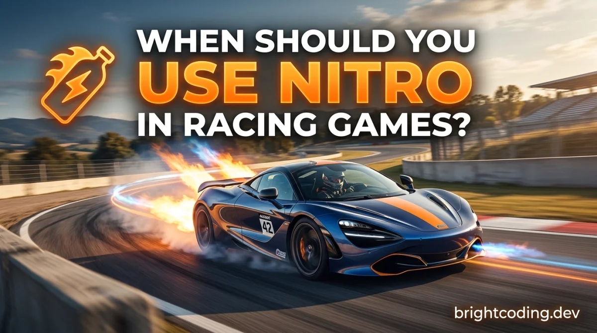 When Should You Use Nitro in Racing Games?