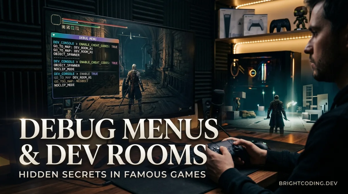 Debug Menus and Dev Rooms Hidden in Famous Games