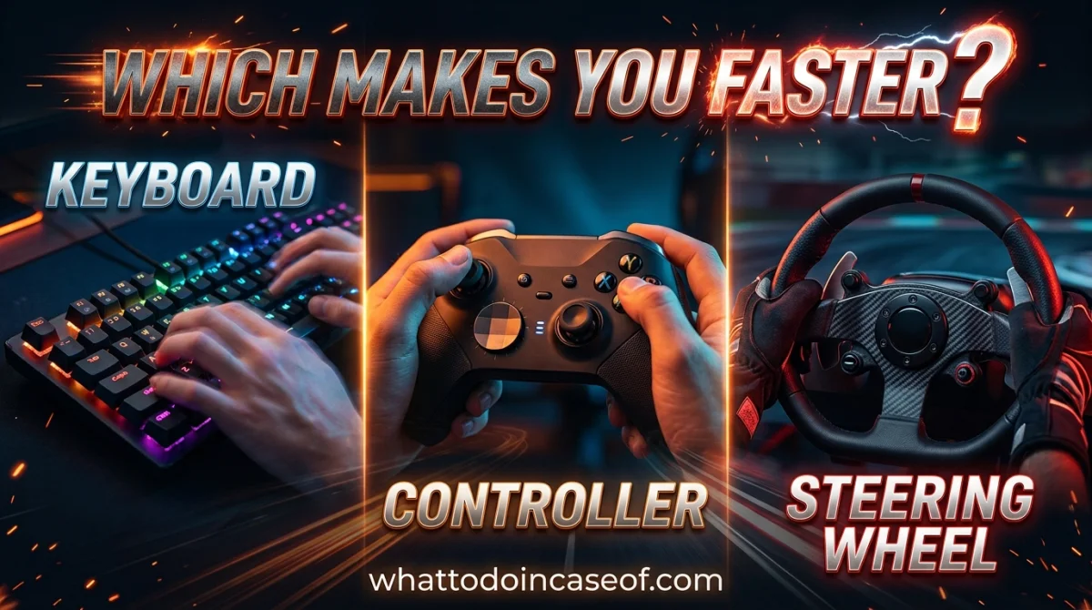Keyboard vs Controller vs Steering Wheel: Which Makes You Faster?