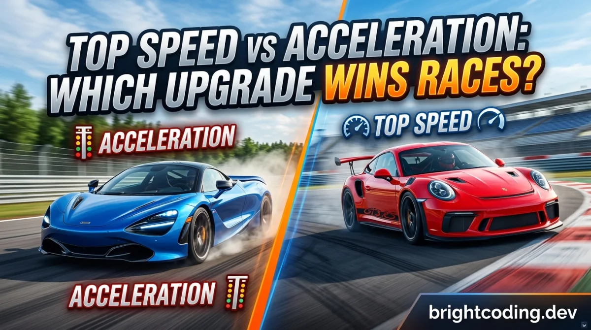 Top Speed vs Acceleration: Which Upgrade Actually Wins Races?