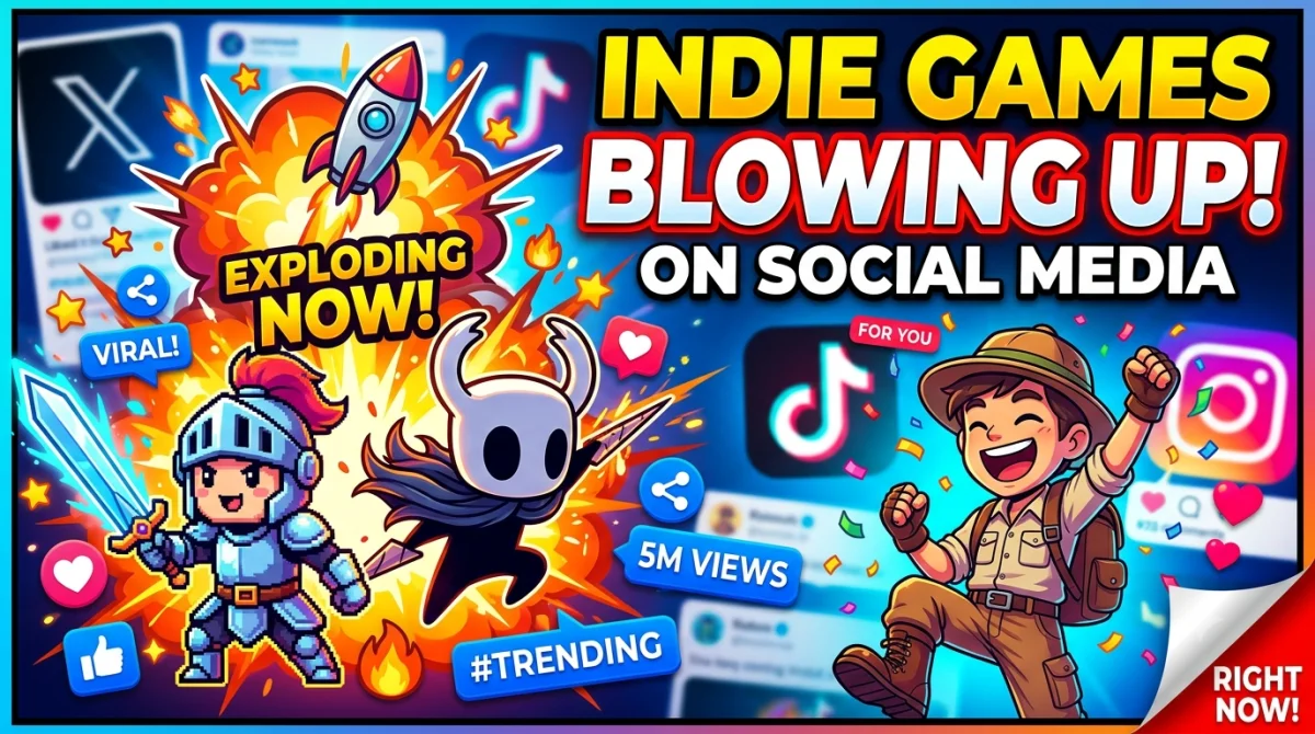 Indie Games Blowing Up on Social Media Right Now