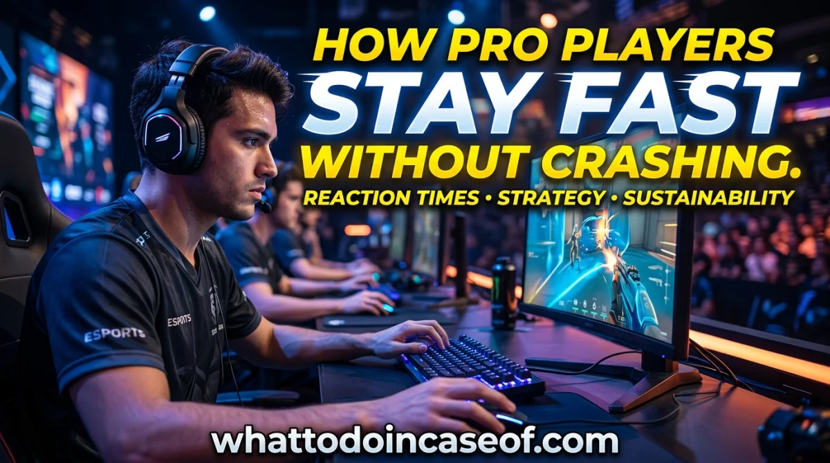 How Pro Players Stay Fast Without Crashing