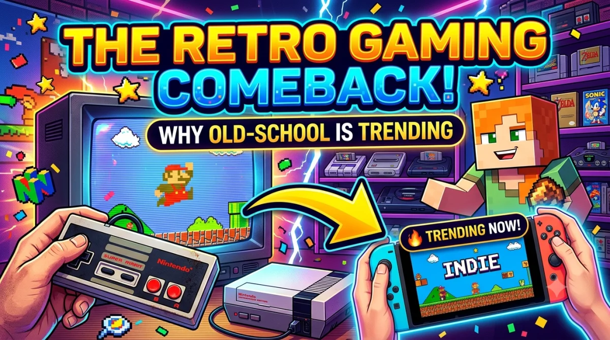 The Retro Gaming Comeback and Why Old-School Is Trending