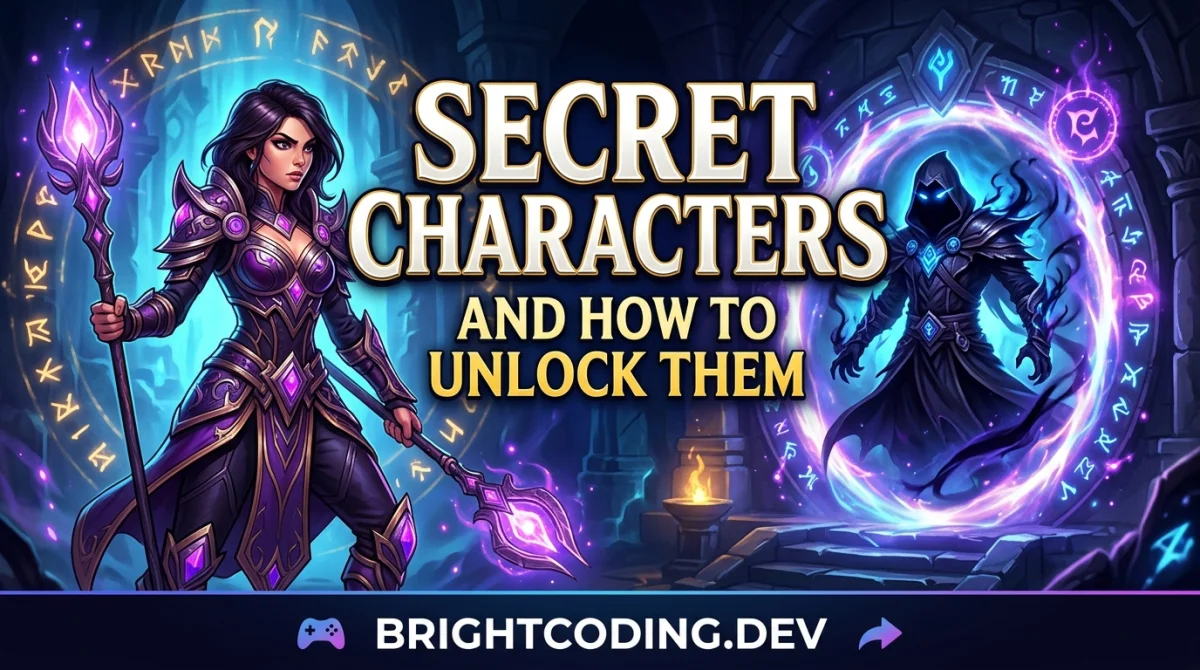 Secret Characters and How to Unlock Them