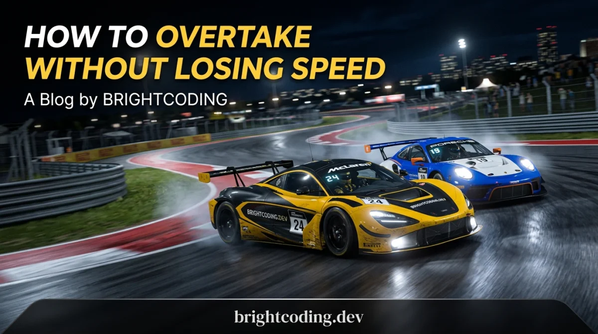 How to Overtake Opponents Without Losing Speed