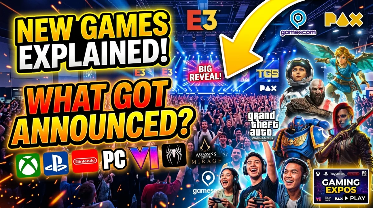 What Got Announced at Gaming Conventions and Expos