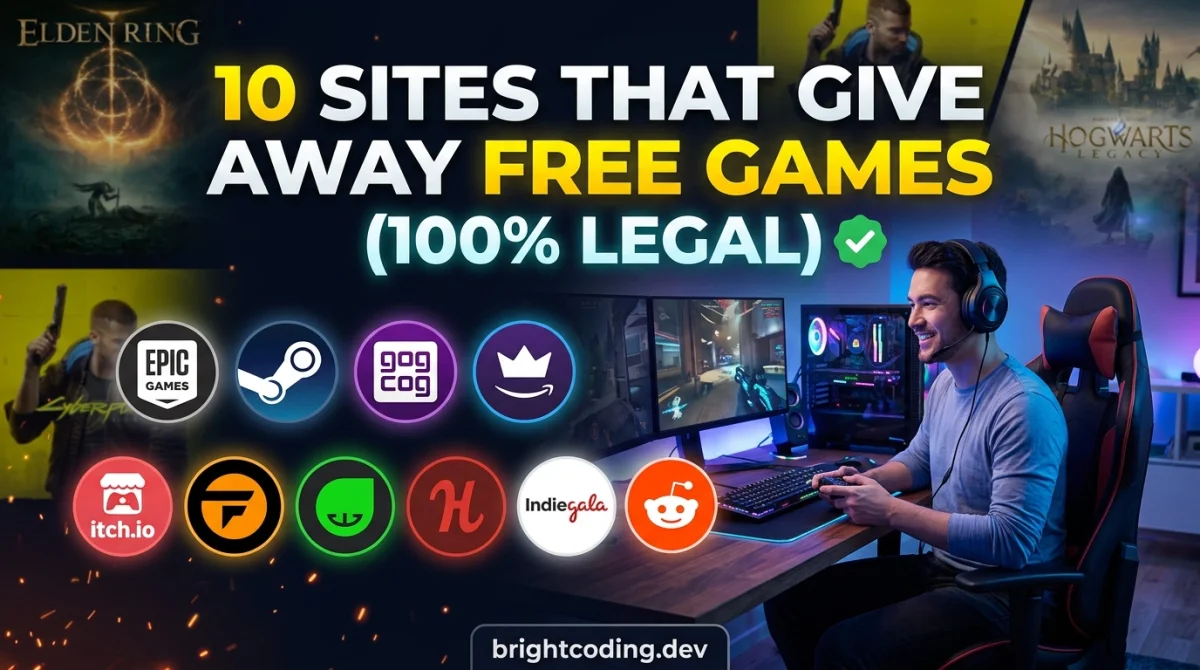 10 Sites That Give Away Free Games (100% Legal)
