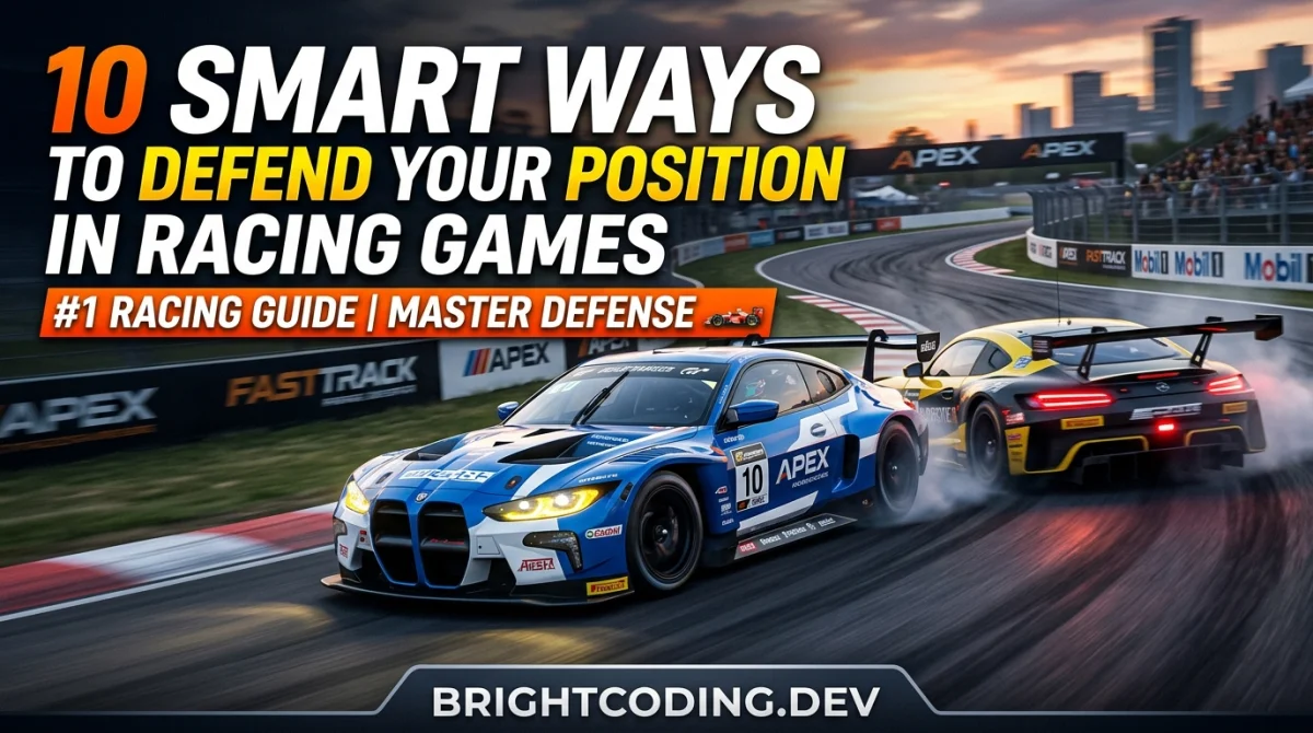 10 Smart Ways to Defend Your Position in Racing Games
