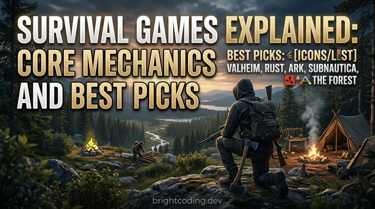 Survival Games Explained: Core Mechanics and Best Picks