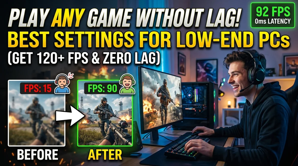 Best Settings for Low-End PCs: Play Any Game Without Lag