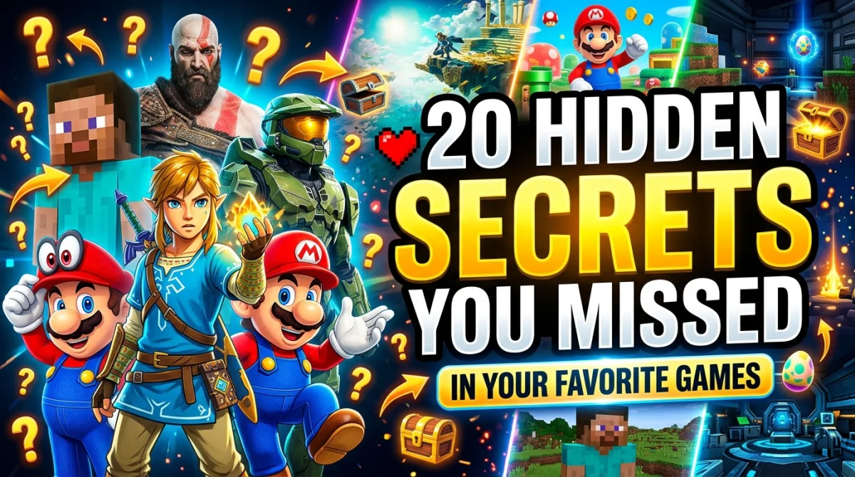20 Hidden Secrets You Missed in Your Favorite Games