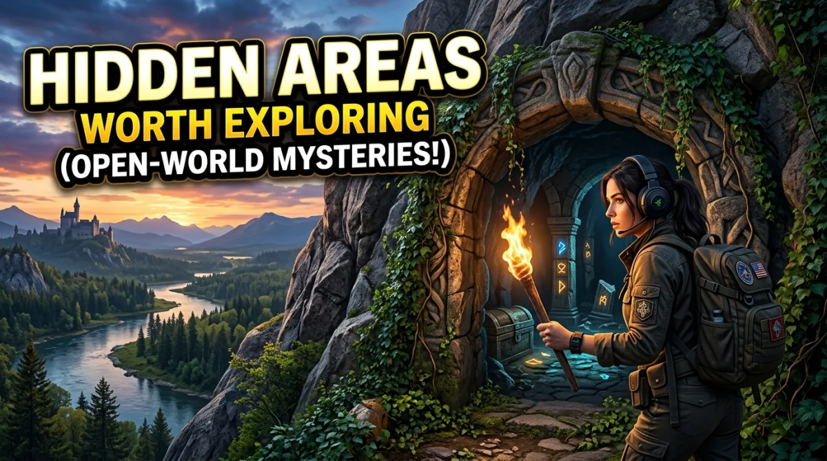 Hidden Areas in Open-World Games Worth Exploring